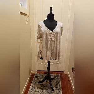 Unity World Wear Cream Lace Detail Women's Tunic